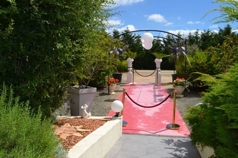 Tapis rouge de mariage